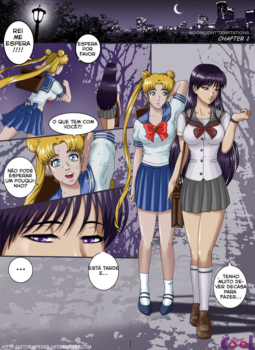 Sailor Moon Hentai: Tentação Noturna